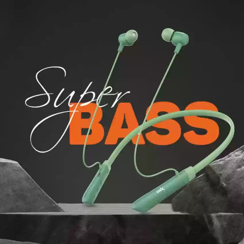 ZF Tech Wireless Bluetooth 5.0 Neckband – Heavy Bass Edition