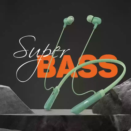 ZF Tech Wireless Bluetooth 5.0 Neckband – Heavy Bass Edition